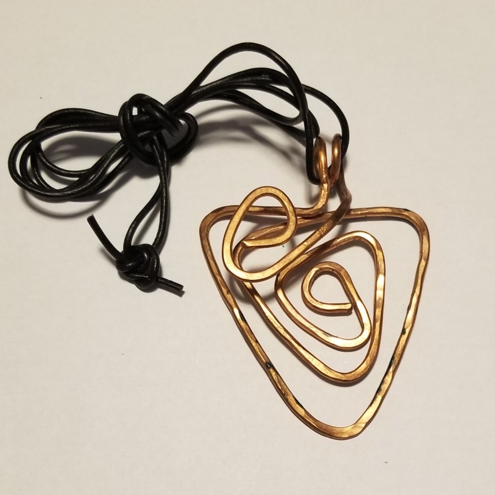Hanade Copper Pendant - Picture 2 of 2